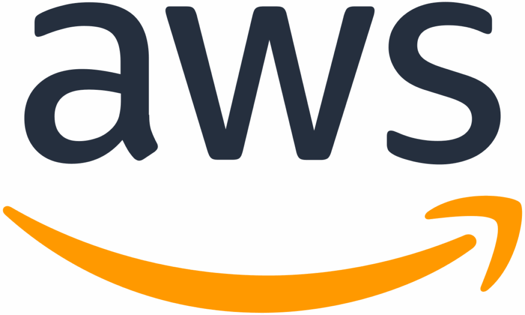The AWS logo features the small English letters "AWs" in black, above a curved orange arrow that looks like a smile and moves from left to right, embodying the spirit of innovation in the areas of professional courses and professional certifications.