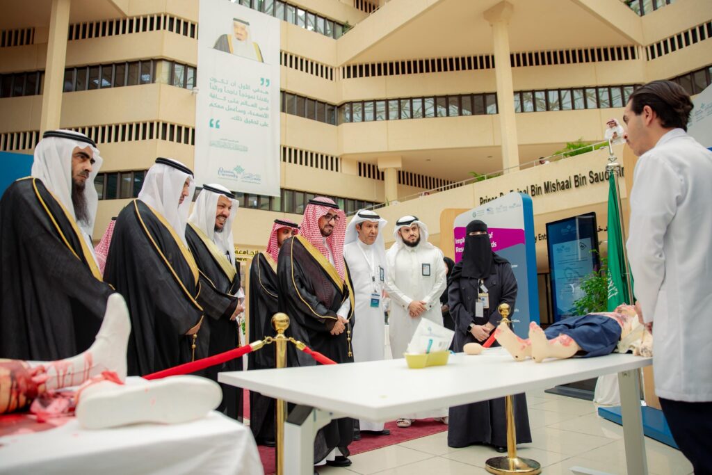 Follow-up to a simulation forum at Qassim University in the presence of members of the Saudi academic community.