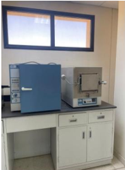 A laboratory oven at Hadith Lab Qassim to enhance the safety of drinking water and community health.