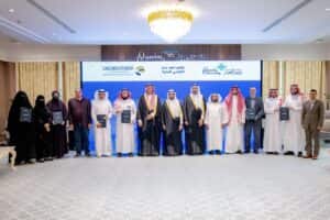 Qassim University researchers honored for winning research grants in the Prophet's biography in the presence of officials.