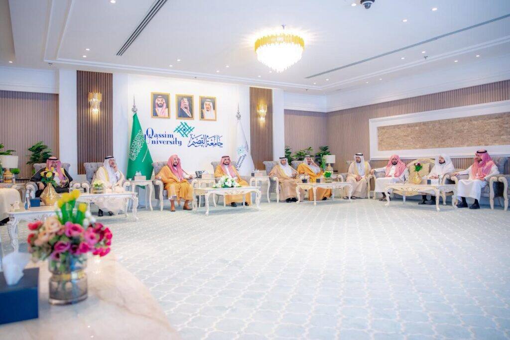 رئيس جامعة القصيم يستقبل معالي الأمين العام لهيئة كبار العلماء3