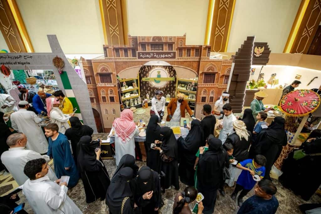 The Saudi Peoples Festival at Qassim University showcases crafts and arts to promote Saudi Islamic identity.