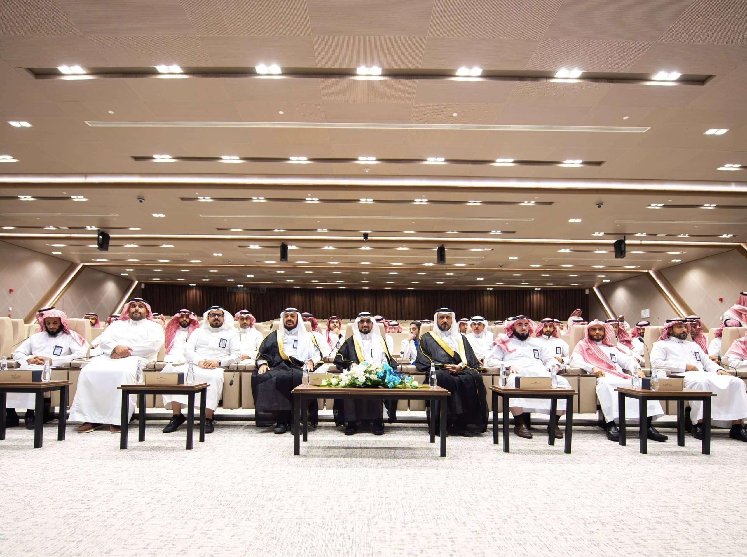 Academic leaders at Qassim University during an official ceremony marking the start of the 1448 AH academic year.