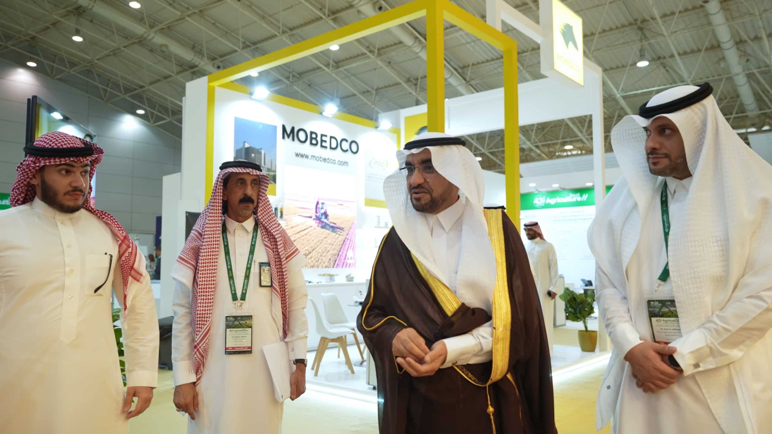 مشاركة ممثلي شركة موبيدكو في المعرض الزراعي السعودي بجامعة القصيم.